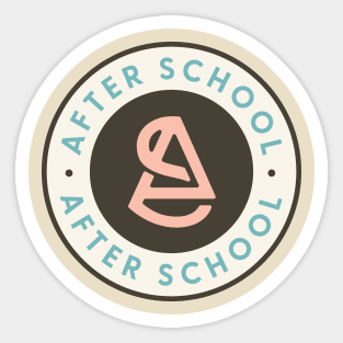 After School Full Logo Sticker